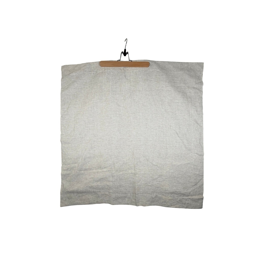 Cuddledown Euro Pillow Sham‎ Euro Beige 100% Linen Made in Italy Quiet Luxury